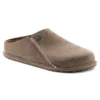 Birkenstock Women's Zermatt Suede Slipper - Gray Taupe - Medium/Narrow