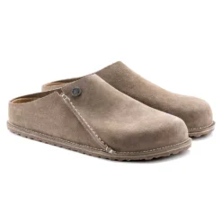 Birkenstock Women's Zermatt Suede Slipper - Gray Taupe - Medium/Narrow -Patagonia Shop 1021318 pair