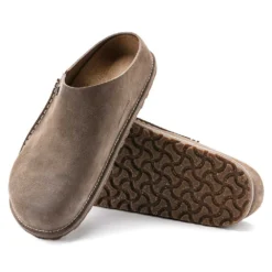 Birkenstock Women's Zermatt Suede Slipper - Gray Taupe - Medium/Narrow -Patagonia Shop 1021318 sole