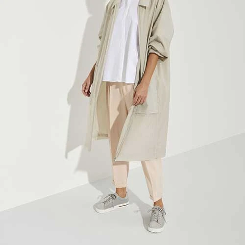 Birkenstock Bend Canvas Suede - Whale Gray- Medium/Narrow 4 Birkenstock Bend Canvas Suede - Whale Gray- Medium/Narrow - Image 4