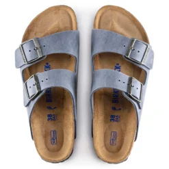 Birkenstock Arizona SFB Oil Leather Sandal - Dusty Blue - Regular/Wide 11 Birkenstock Arizona SFB Oil Leather Sandal - Dusty Blue - Regular/Wide -Patagonia Shop 1022477 top
