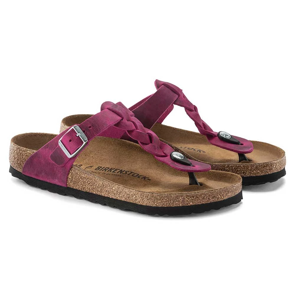 Birkenstock Women's Gizeh Braid Sandal- Festival Fuchsia- Regular/Wide 3 Birkenstock Women's Gizeh Braid Sandal- Festival Fuchsia- Regular/Wide - Image 3