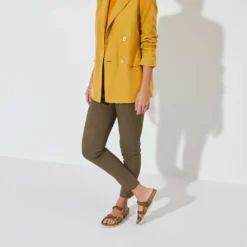 Birkenstock Women's Franca Oiled Leather Sandal - Cognac - Regular/Wide -Patagonia Shop 1024052 f look f