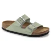 Birkenstock Women's Arizona Nubuck - Matcha- Medium/Narrow