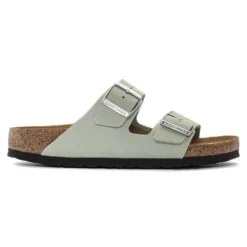 Birkenstock Women's Arizona Nubuck - Matcha- Medium/Narrow -Patagonia Shop 1024116 side