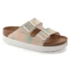 Birkenstock Women's Arizona Platform Sandal- Watercolor Pink- Medium/Narrow
