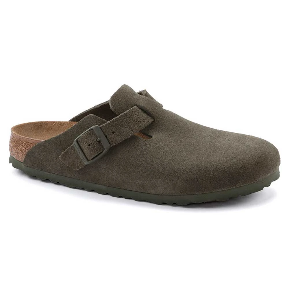 Birkenstock Women's Boston Suede Clog - Thyme - Regular 1 Birkenstock Women's Boston Suede Clog - Thyme - Regular