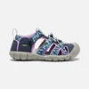 Keen Little Kids' Seacamp II CNX Sandal - Black Iris/African Violet