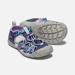 Keen Big Kids' Seacamp II CNX Sandal - Black Iris/African Violet 9 Keen Big Kids' Seacamp II CNX Sandal - Black Iris/African Violet -Patagonia Shop 1025149 PPS PDP