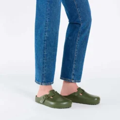 Birkenstock Women's Boston EVA Clog - Khaki - Medium/Narrow (B) -Patagonia Shop 1026215 f look m