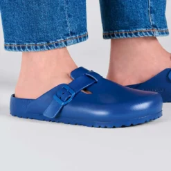 Birkenstock Women's Boston EVA Clog - Navy - Medium/Narrow 10 Birkenstock Women's Boston EVA Clog - Navy - Medium/Narrow -Patagonia Shop 1026216 f closeup m