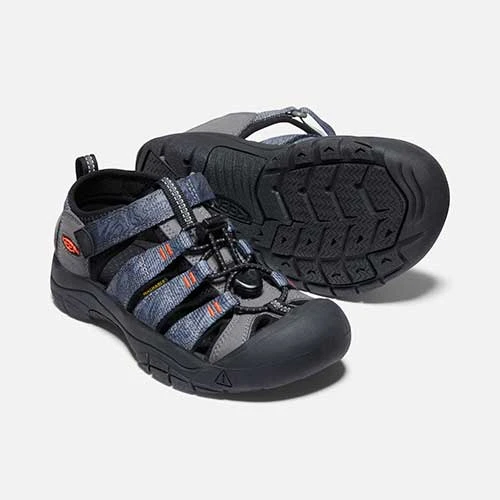 Keen Big Kids' Newport H2 - Steel Grey/Black 4 Keen Big Kids' Newport H2 - Steel Grey/Black - Image 4