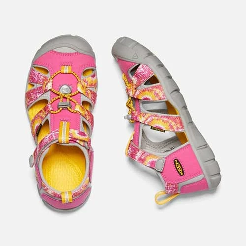 Big Kids' Seacamp II CNX Sandal - Multi/Keen Yellow 4 Big Kids' Seacamp II CNX Sandal - Multi/Keen Yellow - Image 4