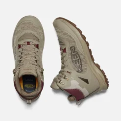 Keen Women's Terradora Flex Mid WP Hiking Boot - Plaza Taupe/Windsor Wine - Regular (B) -Patagonia Shop 1026878 PLD PDP