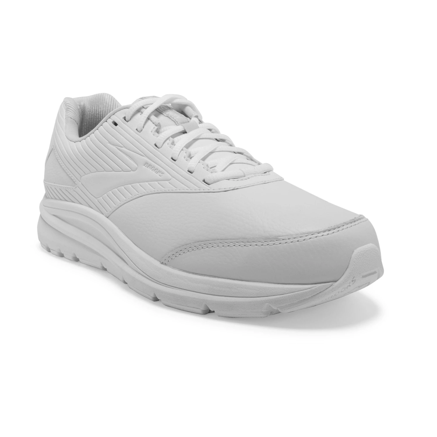 BROOKS Men's Addiction Walker 2 Walking Shoe - White/White- Wide (2E) 2 BROOKS Men's Addiction Walker 2 Walking Shoe - White/White- Wide (2E) - Image 2