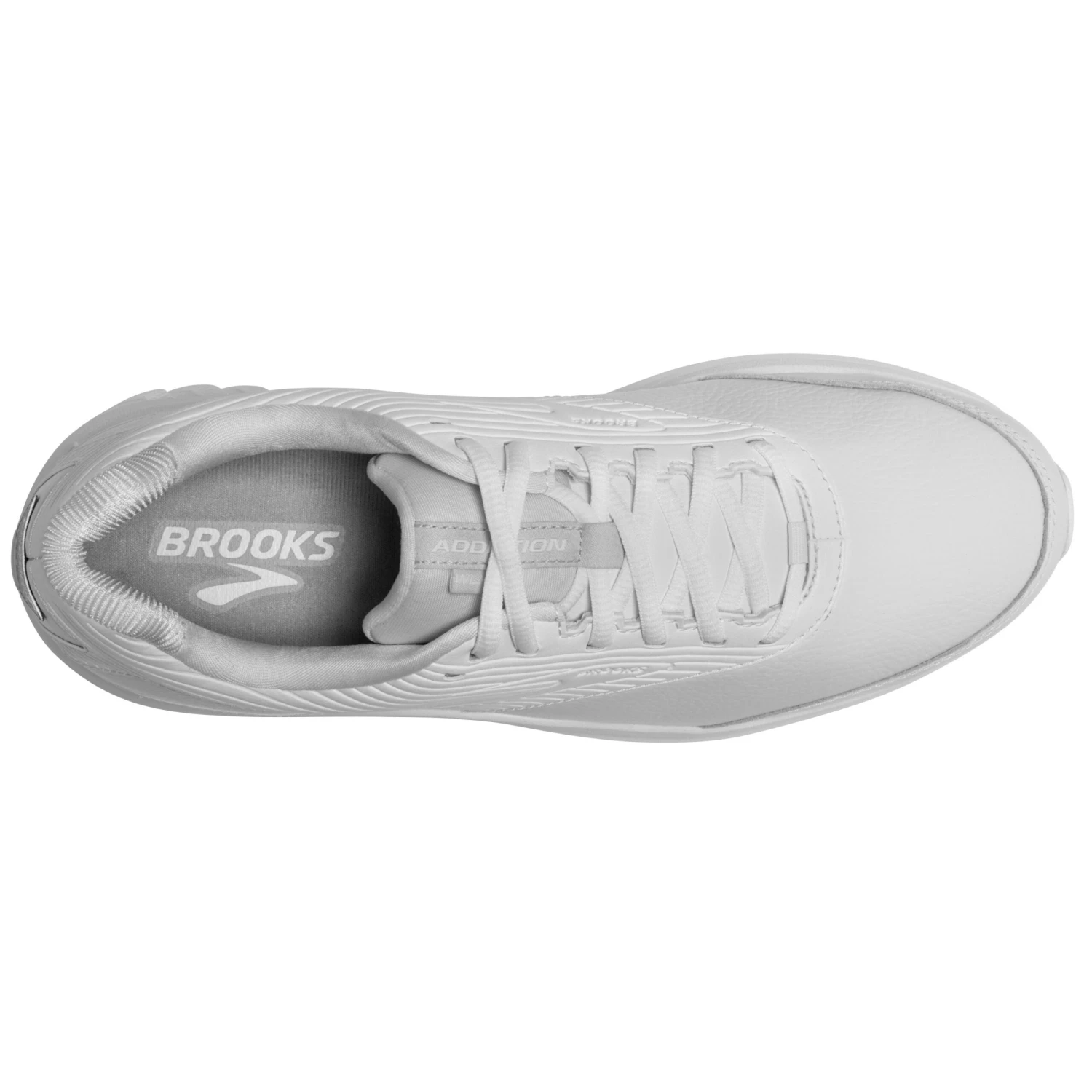 BROOKS Men's Addiction Walker 2 Walking Shoe- White/White-Narrow (B) 5 BROOKS Men's Addiction Walker 2 Walking Shoe- White/White-Narrow (B) - Image 5