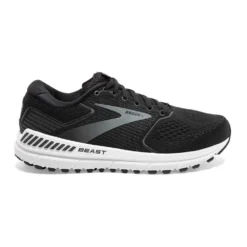 BROOKS Men's Beast 20 Running Shoe- Black/Ebony/Grey- Wide (2E)