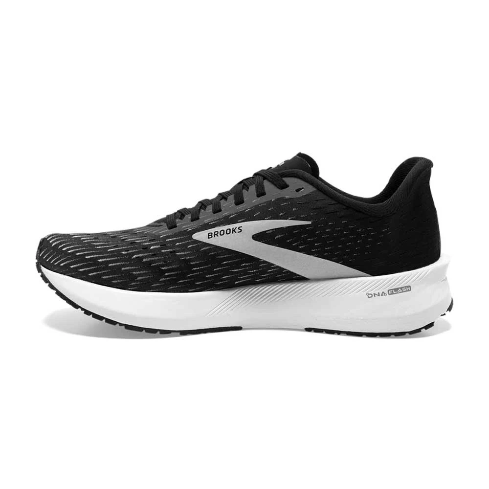 BROOKS Men's Hyperion Tempo Running Shoe- Black/Silver/White- Regular (D) 4 BROOKS Men's Hyperion Tempo Running Shoe- Black/Silver/White- Regular (D) - Image 4