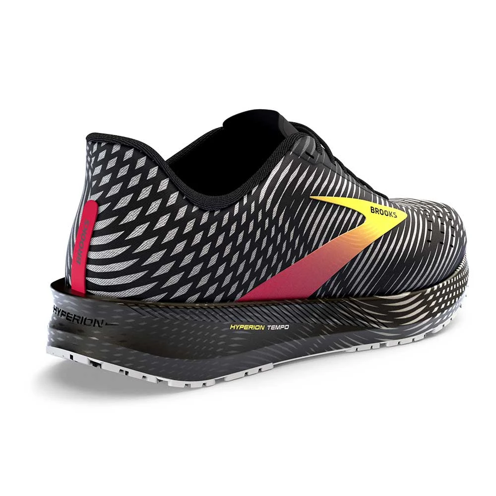 BROOKS Men's Hyperion Tempo Running Shoe - Black/Pink/Yellow - Regular (D) 4 BROOKS Men's Hyperion Tempo Running Shoe - Black/Pink/Yellow - Regular (D) - Image 4