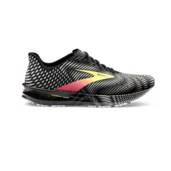 BROOKS Men's Hyperion Tempo Running Shoe - Black/Pink/Yellow - Regular (D)
