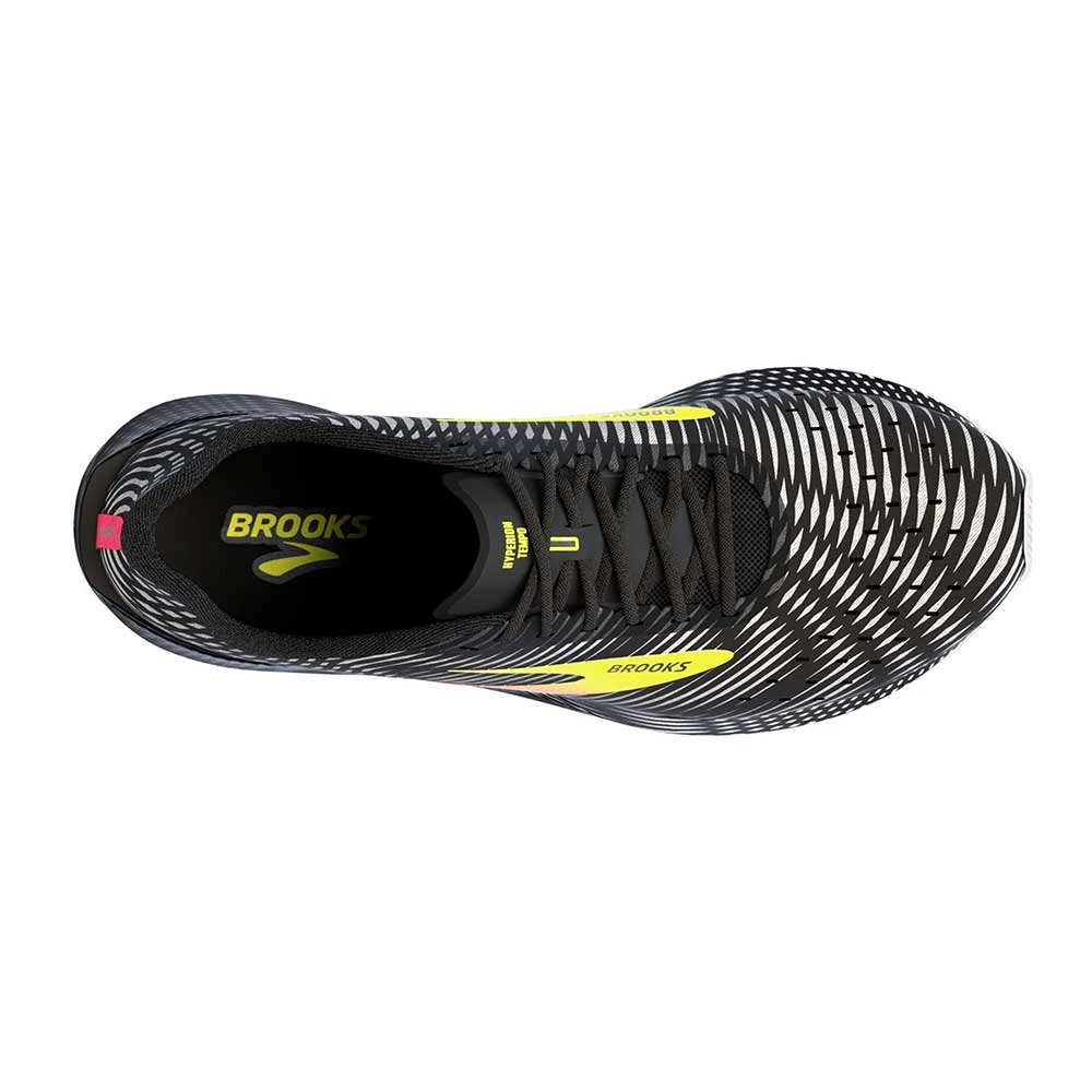 BROOKS Men's Hyperion Tempo Running Shoe - Black/Pink/Yellow - Regular (D) 5 BROOKS Men's Hyperion Tempo Running Shoe - Black/Pink/Yellow - Regular (D) - Image 5