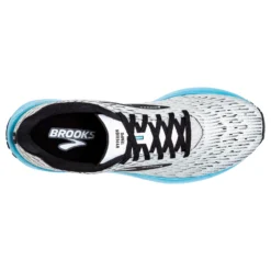 BROOKS Men's Hyperion Tempo Running Shoe - White/Black/Iced Aqua - Regular (D) -Patagonia Shop 110339 129 O Hyperion Tempo