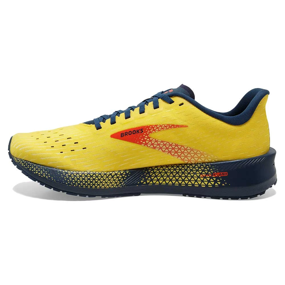 BROOKS Men's Hyperion Tempo Running Shoe- Maize/Titan/Cherry Tomato - Regular (D) 2 BROOKS Men's Hyperion Tempo Running Shoe- Maize/Titan/Cherry Tomato - Regular (D) - Image 2