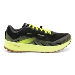 BROOKS Men's Catamount Trail Shoe- Black/Nightlife- Regular (D)