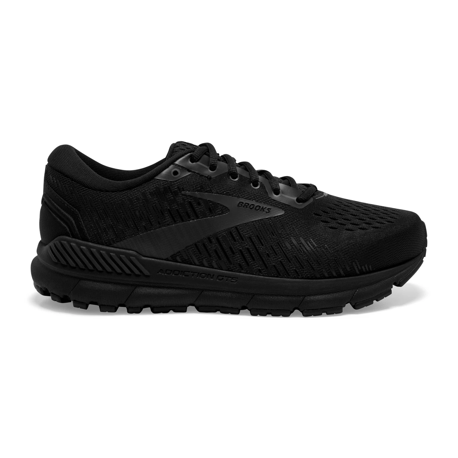 BROOKS Men's Addiction GTS 15 Running Shoe - Black/Black/Ebony - Regular (D) 1 BROOKS Men's Addiction GTS 15 Running Shoe - Black/Black/Ebony - Regular (D)