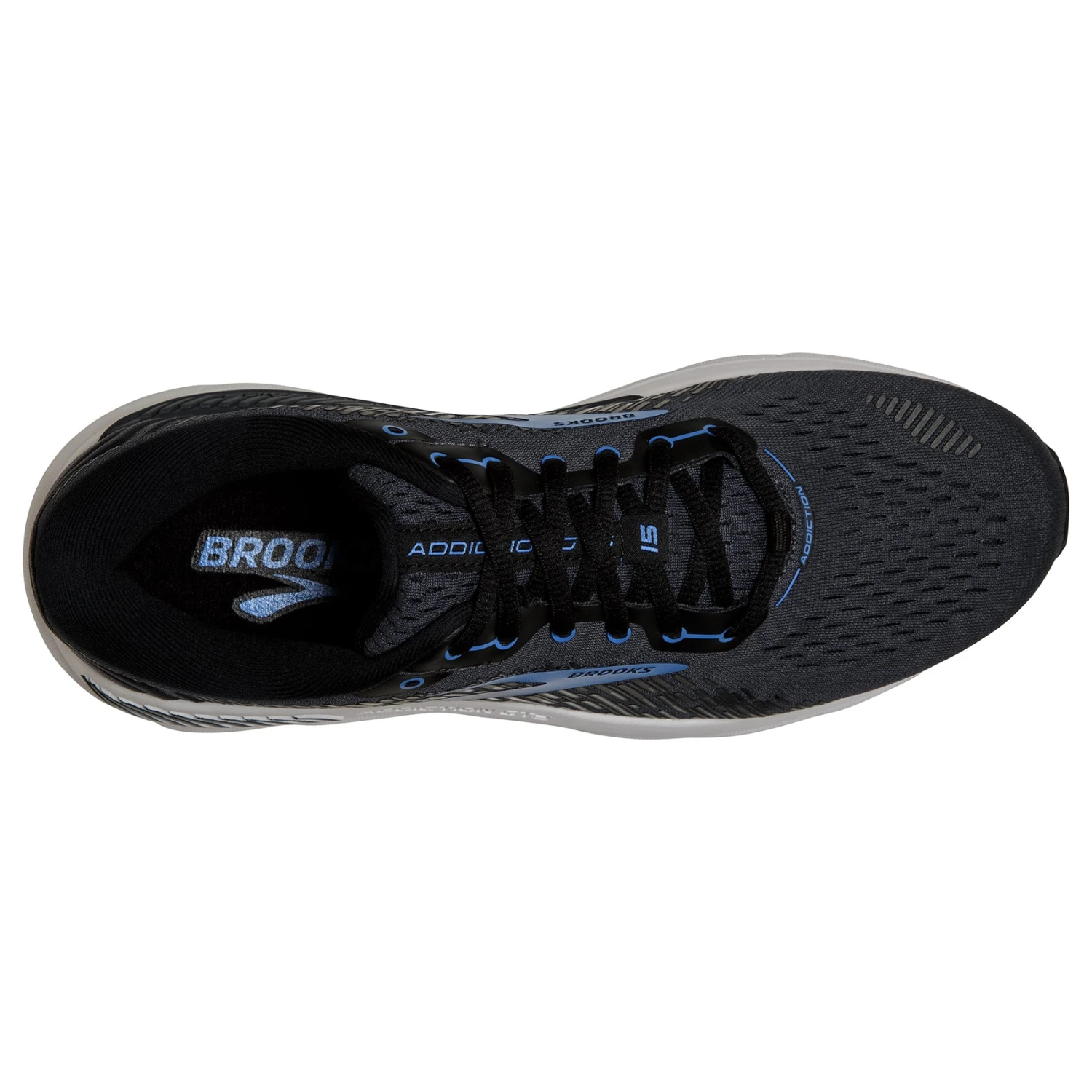 BROOKS Men's Addiction GTS 15 Running Shoe - India Ink/Black/Blue - Wide (2E) 5 BROOKS Men's Addiction GTS 15 Running Shoe - India Ink/Black/Blue - Wide (2E) - Image 5