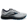 BROOKS Men's Adrenaline GTS 22 Running Shoe- Oyster/India Ink/Blue - Wide (2E)