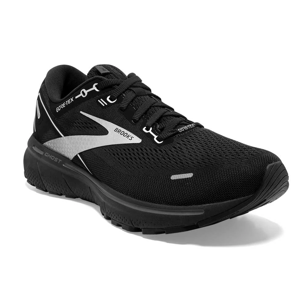 BROOKS Men's Ghost 14 GTX Running Shoe- Black/Black/Ebony- Regular (D) 2 BROOKS Men's Ghost 14 GTX Running Shoe- Black/Black/Ebony- Regular (D) - Image 2