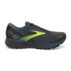 BROOKS Men's Ghost 14 Running Shoe- Black/Blue/Nightlife- Regular (D)