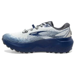 BROOKS Men's Caldera 6 Trail Running Shoe - Oyster/Blue Depths/Pearl - Regular (D) 8 BROOKS Men's Caldera 6 Trail Running Shoe - Oyster/Blue Depths/Pearl - Regular (D) -Patagonia Shop 110379 071 M Caldera 6