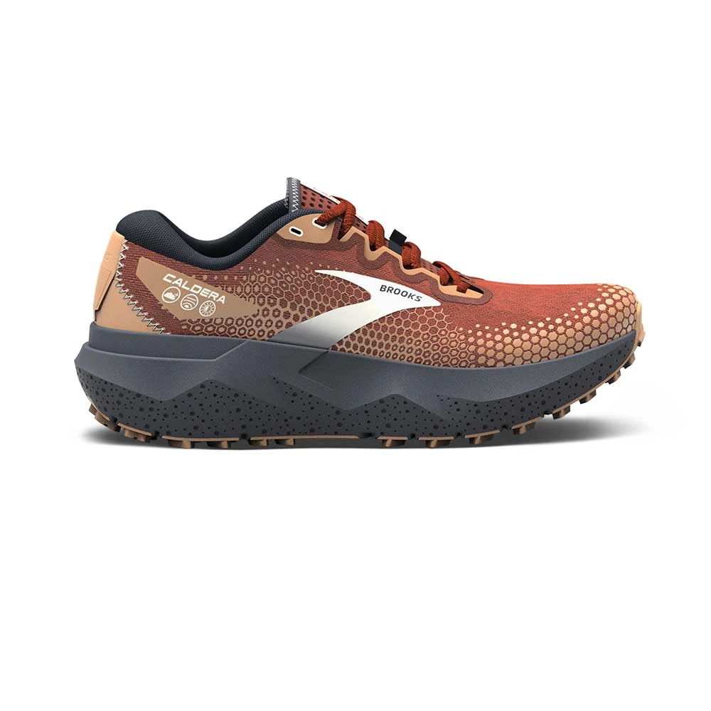 BROOKS Men's Caldera 6 Trail Shoe- Rooibos/Biscuit/Peacoat- Regular (D) 1 BROOKS Men's Caldera 6 Trail Shoe- Rooibos/Biscuit/Peacoat- Regular (D)