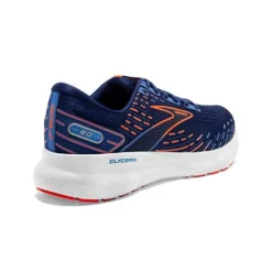 BROOKS Men's Glycerin 20 Running Shoe - Blue Depths/Palace Blue/Orange - Regular (D) -Patagonia Shop 110382 444 H Glycerin 20