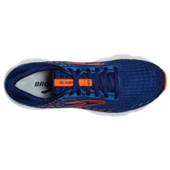 BROOKS Men's Glycerin 20 Running Shoe - Blue Depths/Palace Blue/Orange - Regular (D) -Patagonia Shop 110382 444 O Glycerin 20