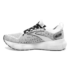 BROOKS Men's Glycerin StealthFit 20 Running Shoe - White/Grey/Black - Regular (D) -Patagonia Shop 110384 135 M Glycerin StealthFit 20