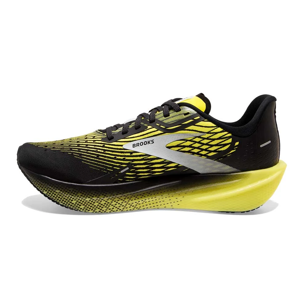 BROOKS Men's Hyperion Max Running Shoe- Black/Blazing Yellow/White- Regular (D) 3 BROOKS Men's Hyperion Max Running Shoe- Black/Blazing Yellow/White- Regular (D) - Image 3