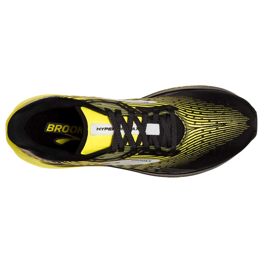 BROOKS Men's Hyperion Max Running Shoe- Black/Blazing Yellow/White- Regular (D) 4 BROOKS Men's Hyperion Max Running Shoe- Black/Blazing Yellow/White- Regular (D) - Image 4