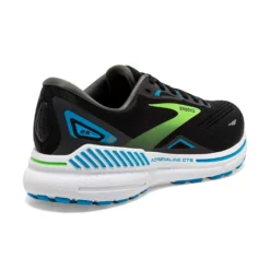 BROOKS Men's Adrenaline GTS 23 Running Shoe - Black/Hawaiian Ocean/Green- Regular (D) 11 BROOKS Men's Adrenaline GTS 23 Running Shoe - Black/Hawaiian Ocean/Green- Regular (D) -Patagonia Shop 110391 006 H Adrenaline GTS 23