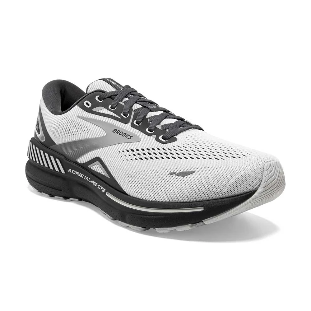 BROOKS Men's Adrenaline GTS 23 Running Shoe - Oyster/Ebony/Alloy- Extra Wide (4E) 2 BROOKS Men's Adrenaline GTS 23 Running Shoe - Oyster/Ebony/Alloy- Extra Wide (4E) - Image 2