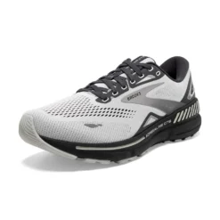 BROOKS Men's Adrenaline GTS 23 Running Shoe- Oyster/Ebony/Alloy- Regular (D) -Patagonia Shop 110391 065 Z Adrenaline GTS 23