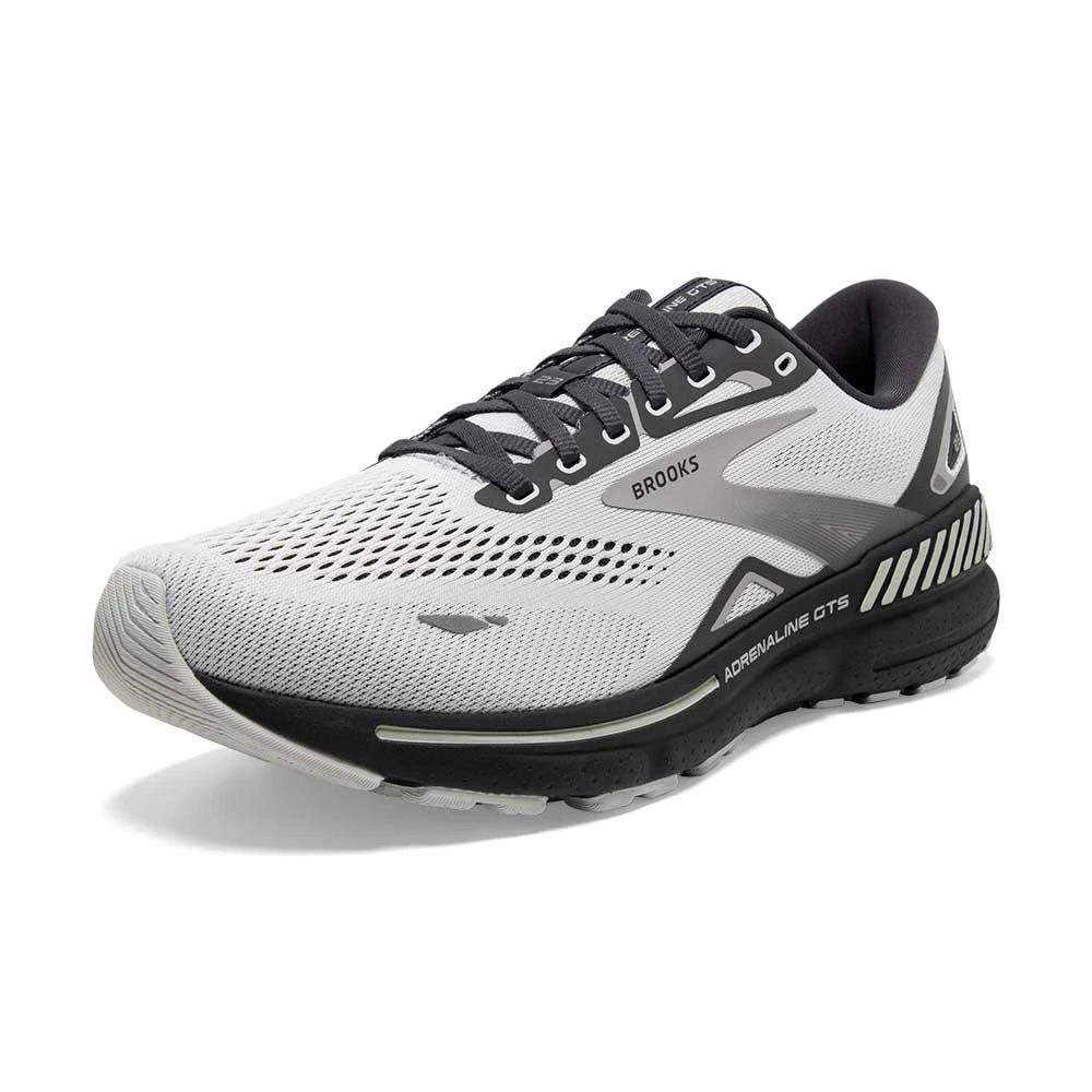BROOKS Men's Adrenaline GTS 23 Running Shoe - Oyster/Ebony/Alloy- Extra Wide (4E) 4 BROOKS Men's Adrenaline GTS 23 Running Shoe - Oyster/Ebony/Alloy- Extra Wide (4E) - Image 4
