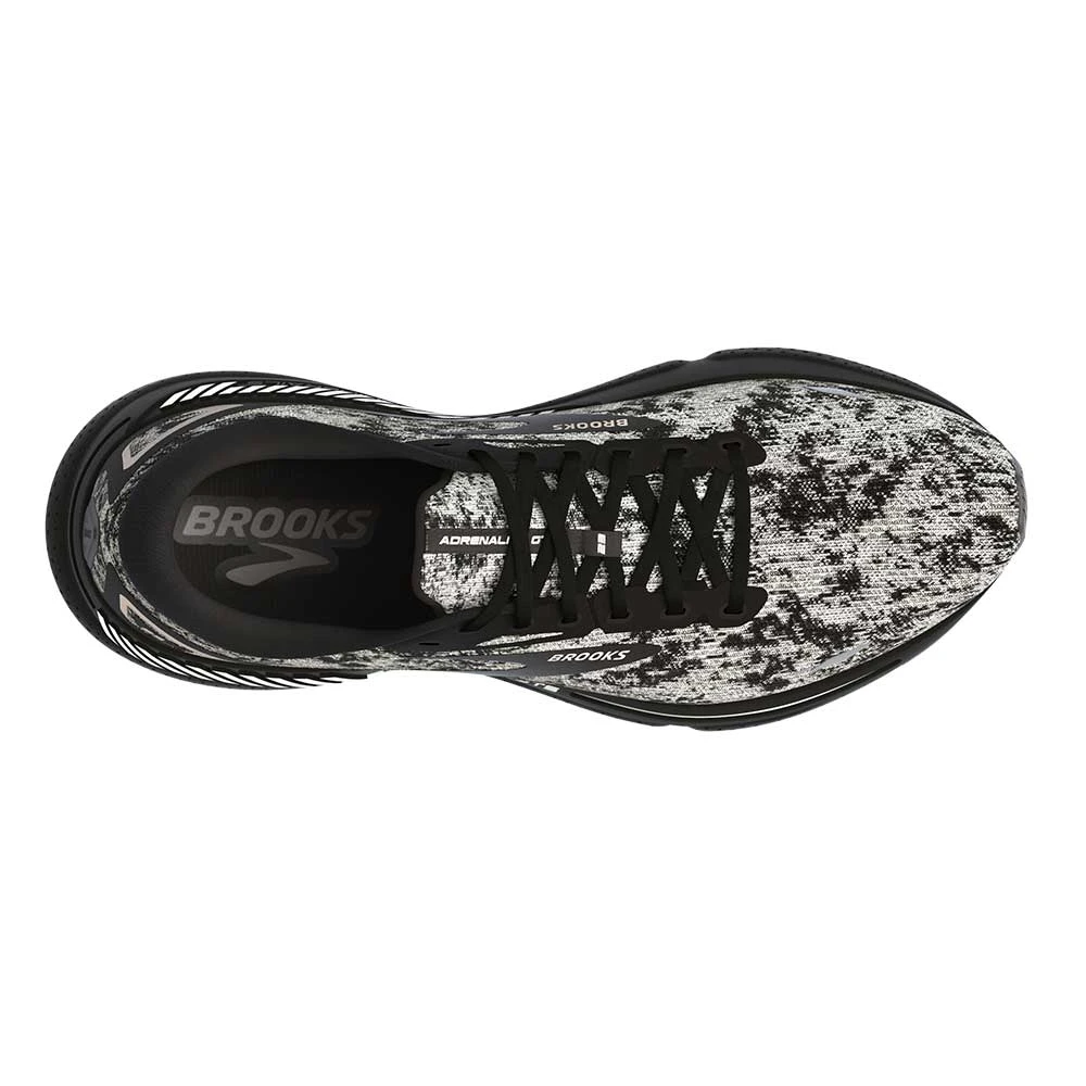 BROOKS Men's Adrenaline GTS 23 Running Shoe - White/Grey/Black- Regular (D) 5 BROOKS Men's Adrenaline GTS 23 Running Shoe - White/Grey/Black- Regular (D) - Image 5