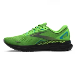 BROOKS Men's Adrenaline GTS 23 Running Shoe - Green Gecko/Grey/Atomic Blue- Regular (D) 8 BROOKS Men's Adrenaline GTS 23 Running Shoe - Green Gecko/Grey/Atomic Blue- Regular (D) -Patagonia Shop 110391 373 M Adrenaline GTS 23