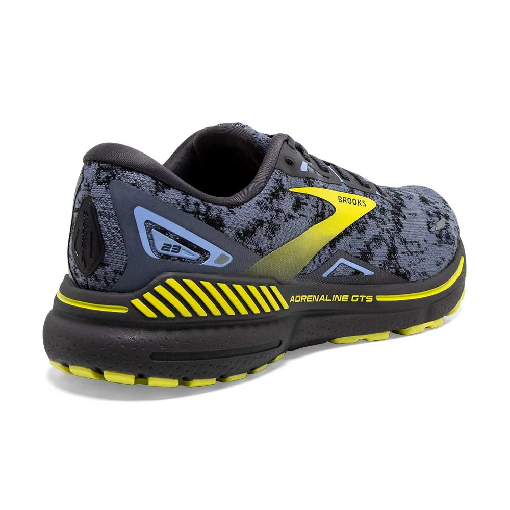 BROOKS Men's Adrenaline GTS 23 Running Shoe - Nine Iron/Folkstone/Sulphur- Regular (D) 5 BROOKS Men's Adrenaline GTS 23 Running Shoe - Nine Iron/Folkstone/Sulphur- Regular (D) - Image 5