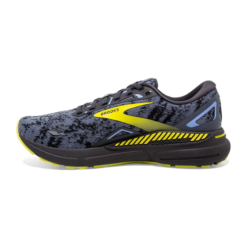 BROOKS Men's Adrenaline GTS 23 Running Shoe - Nine Iron/Folkstone/Sulphur- Regular (D) 2 BROOKS Men's Adrenaline GTS 23 Running Shoe - Nine Iron/Folkstone/Sulphur- Regular (D) - Image 2