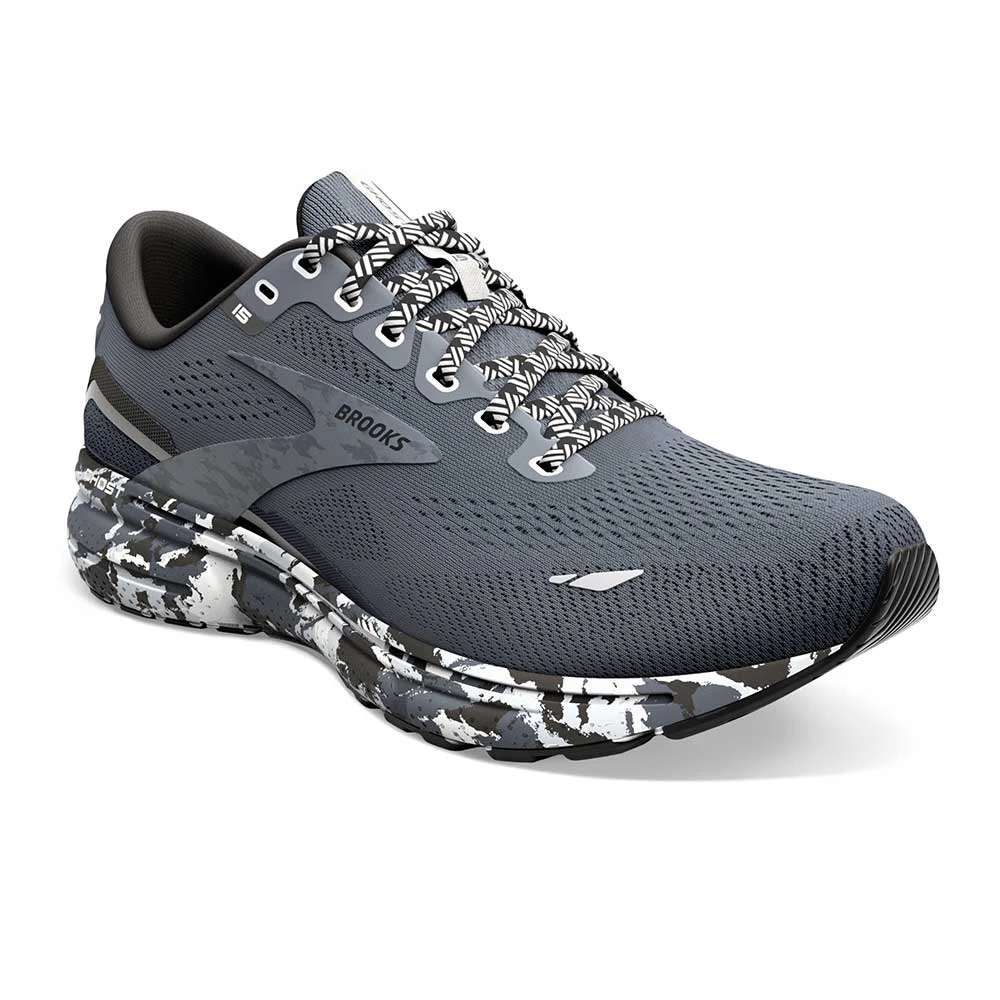 BROOKS Men's Ghost 15 Running Shoe - Ebony/Black/Oyster - Regular (D) 3 BROOKS Men's Ghost 15 Running Shoe - Ebony/Black/Oyster - Regular (D) - Image 3