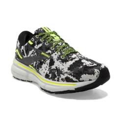 BROOKS Men's Ghost 15 Camo Running Shoe - Black/Ebony/Nightlife - Regular (D) -Patagonia Shop 110393 029 A Ghost 15